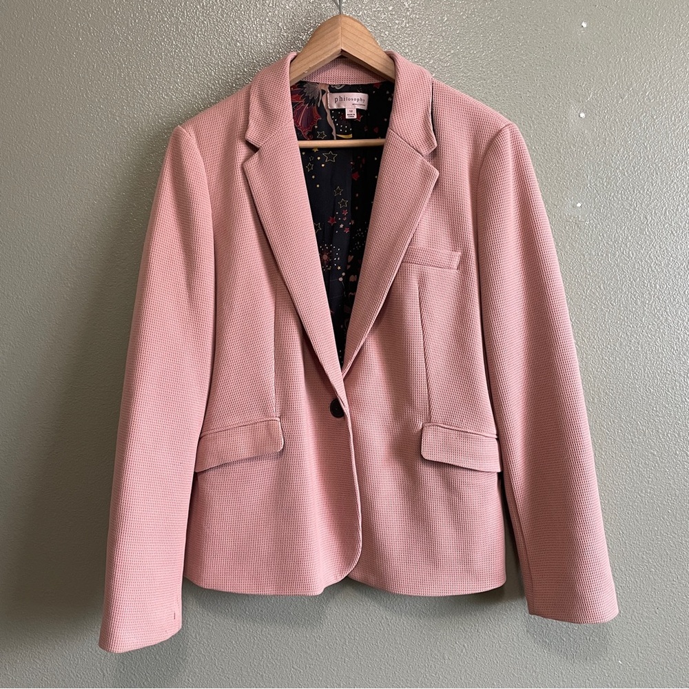 Philosophy Republic Tea Rose Blazer - Size 12